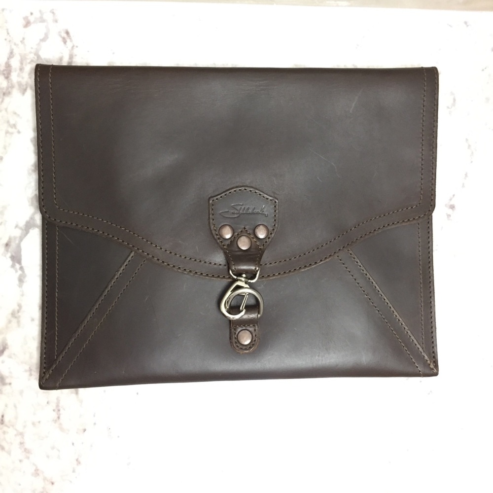 Saddleback leather Document holder or Clutch